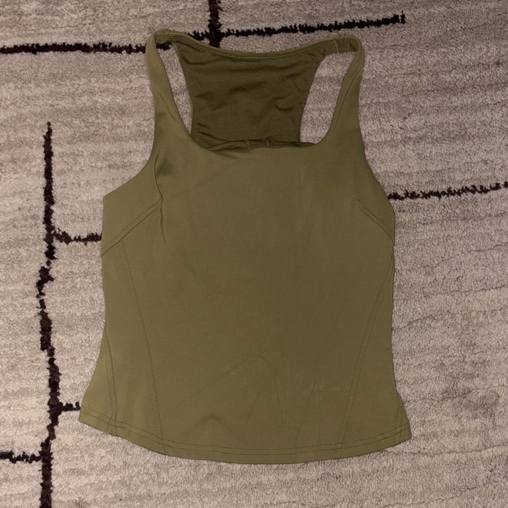 Lululemon Align Racerback Tank Top 
in olive green